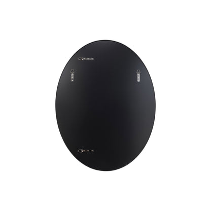 Varaluz Tablet Oval Wall Mirror, 22"W x 30"H, Black
