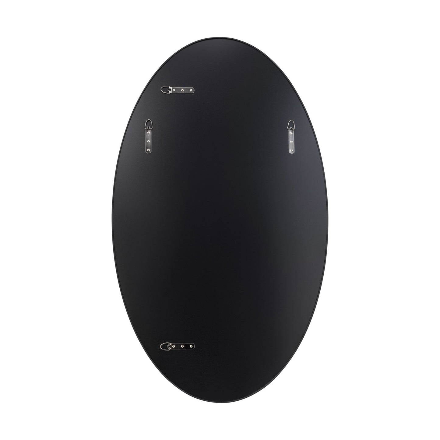 Varaluz Tablet Oval Wall Mirror, 24"W x 40"H, Black
