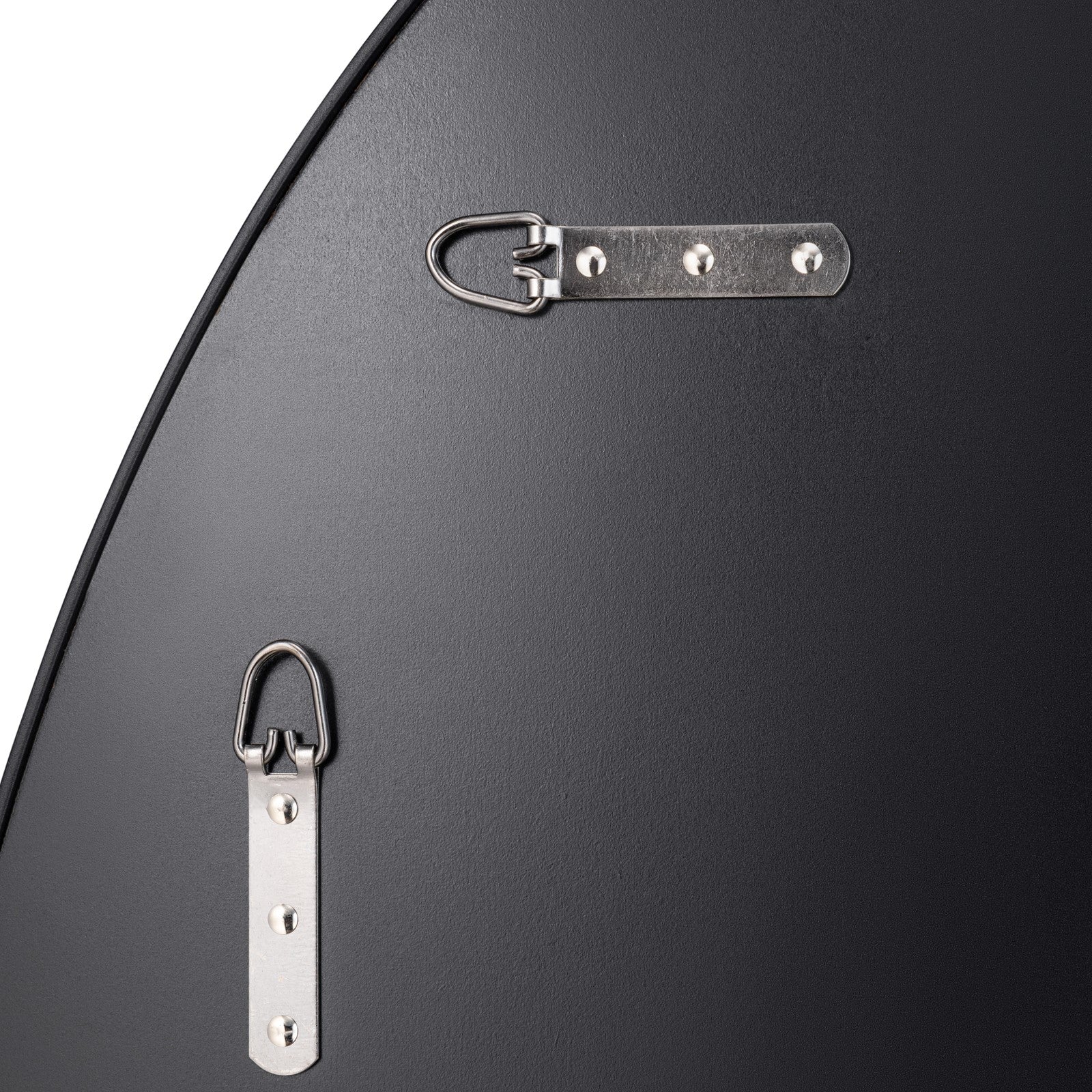 Varaluz Tablet Oval Wall Mirror, 24"W x 40"H, Black