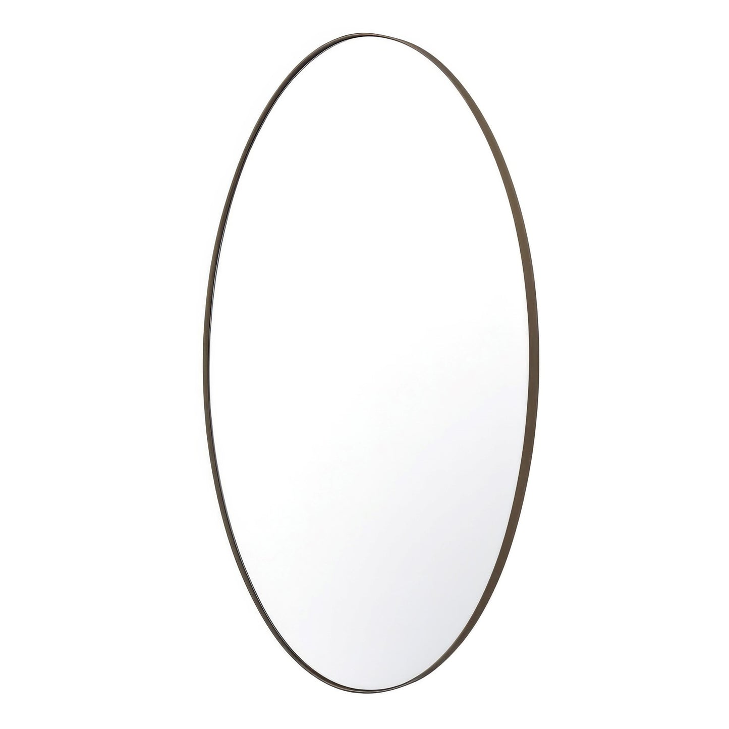 Varaluz Tablet Oval Wall Mirror, 24"W x 40"H, Bronze