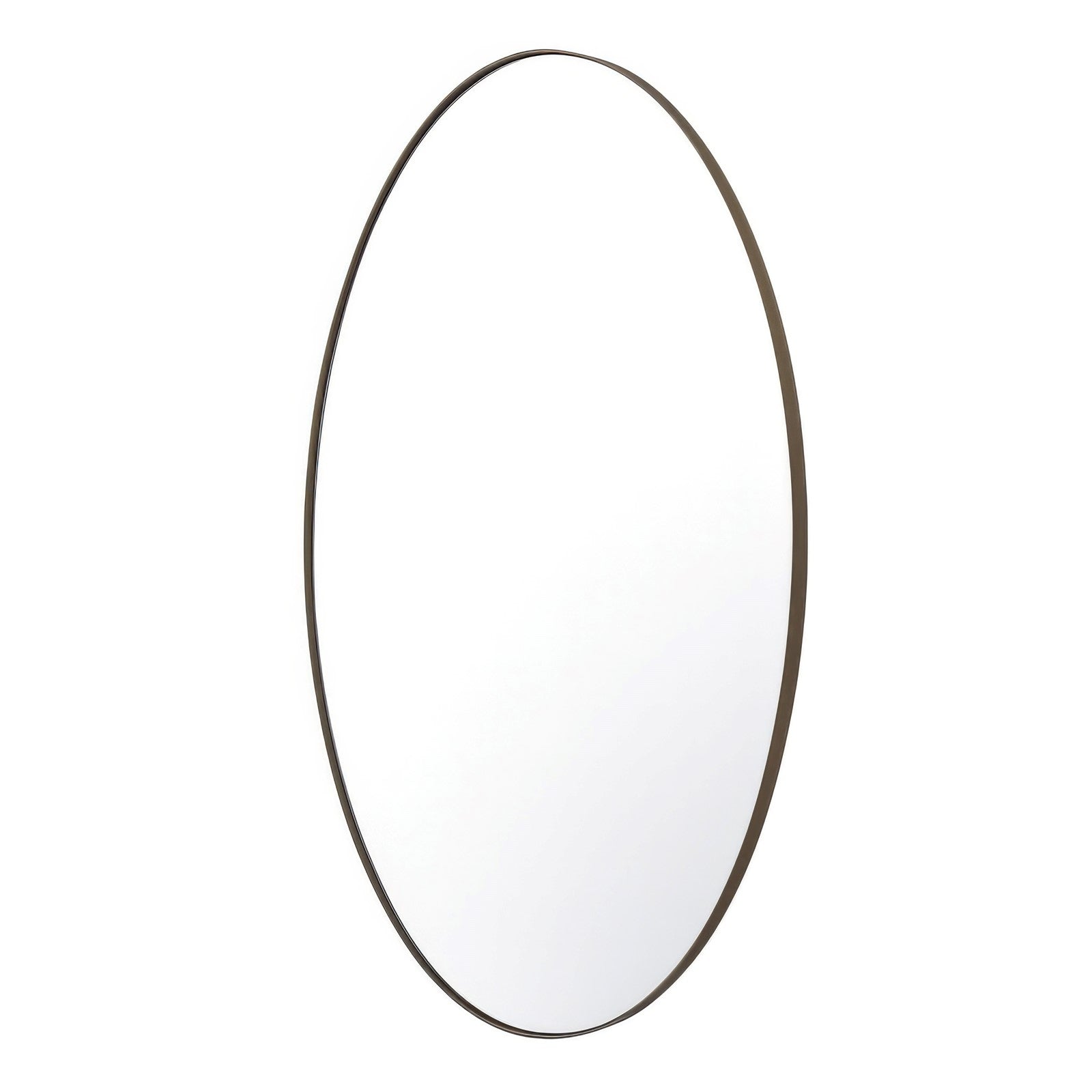 Varaluz Tablet Oval Wall Mirror, 24"W x 40"H, Bronze