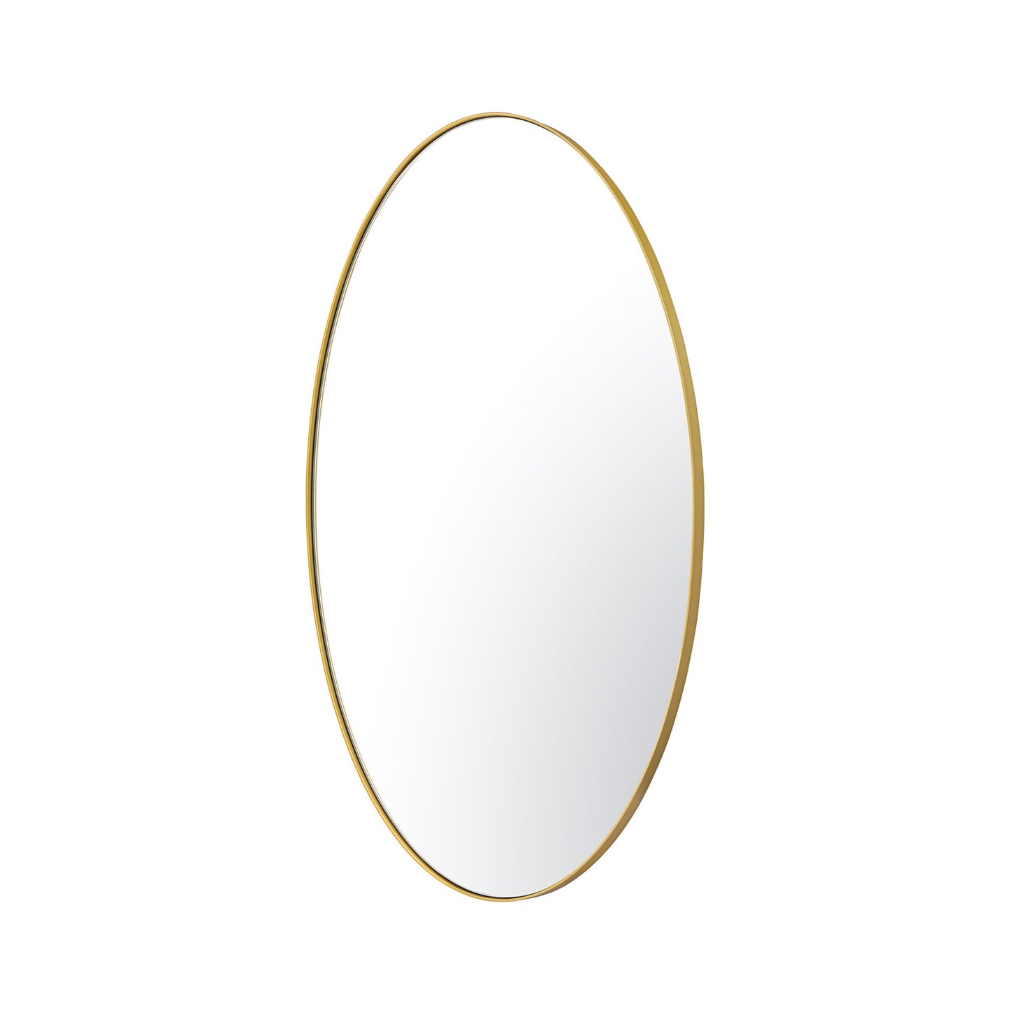 Varaluz Tablet Oval Wall Mirror, 24"W x 40"H, Gold