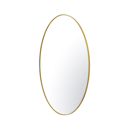 Varaluz Tablet Oval Wall Mirror, 24"W x 40"H, Gold