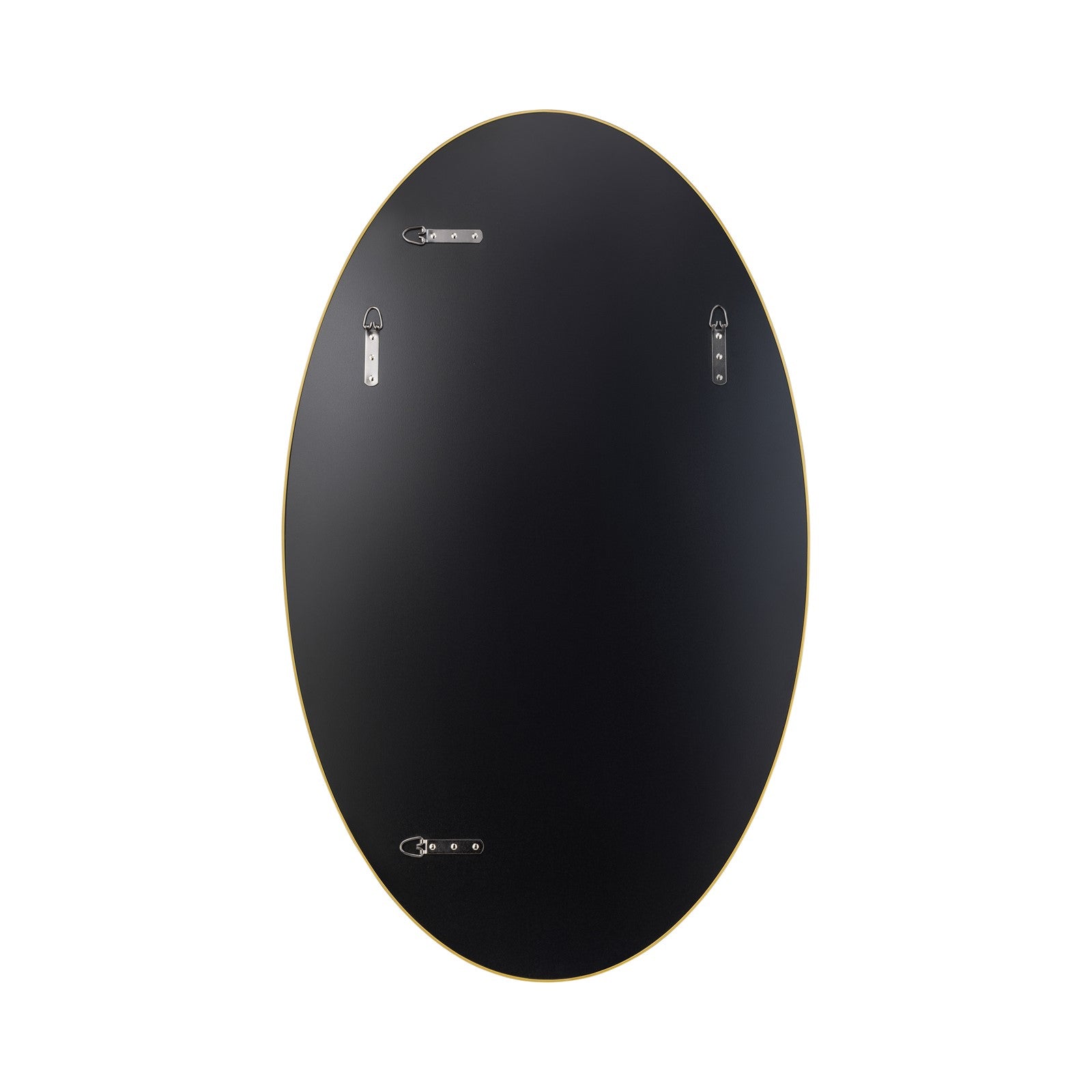 Varaluz Tablet Oval Wall Mirror, 24"W x 40"H, Gold