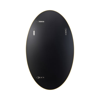 Varaluz Tablet Oval Wall Mirror, 24"W x 40"H, Gold
