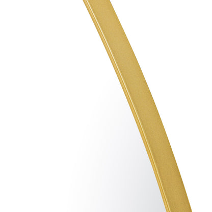 Varaluz Tablet Oval Wall Mirror, 24"W x 40"H, Gold