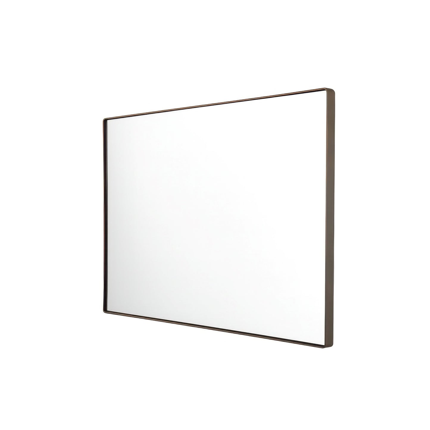 Varaluz Kye Vertical Rounded Rectangular Wall Mirror, Bronze