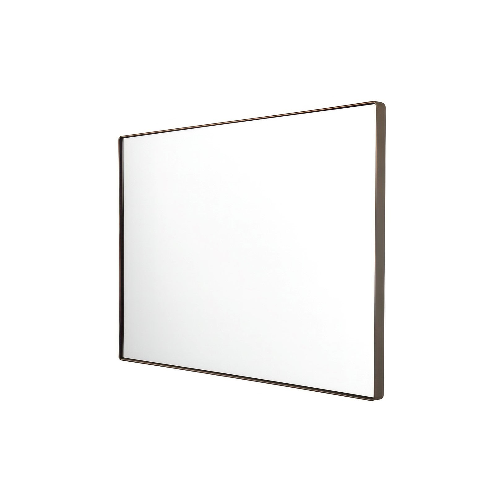 Varaluz Kye Vertical Rounded Rectangular Wall Mirror, Bronze