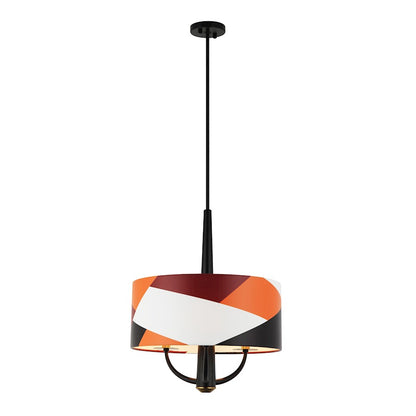 3 Light Pendant, Black