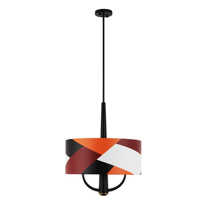 3 Light Pendant, Black