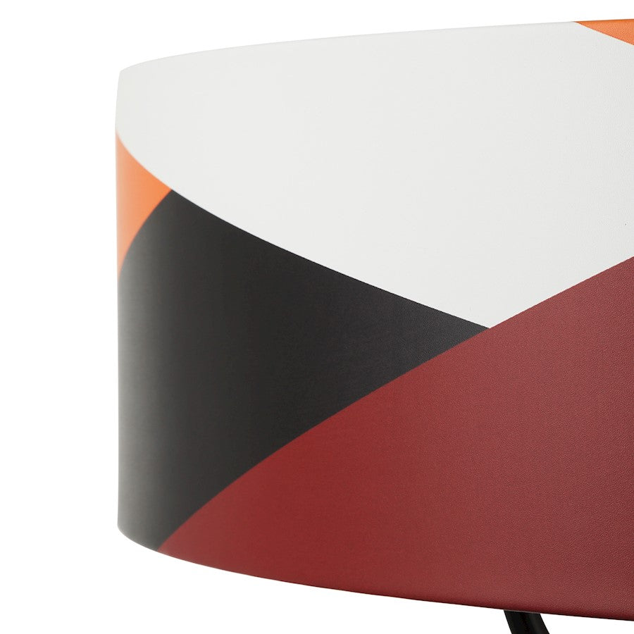 5 Light Pendant, Black