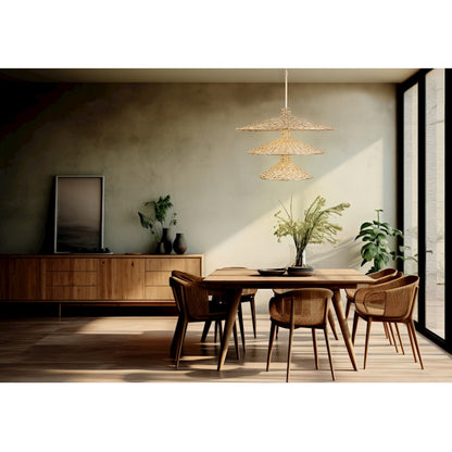 15 Light 3-Tier Pendant, Gold