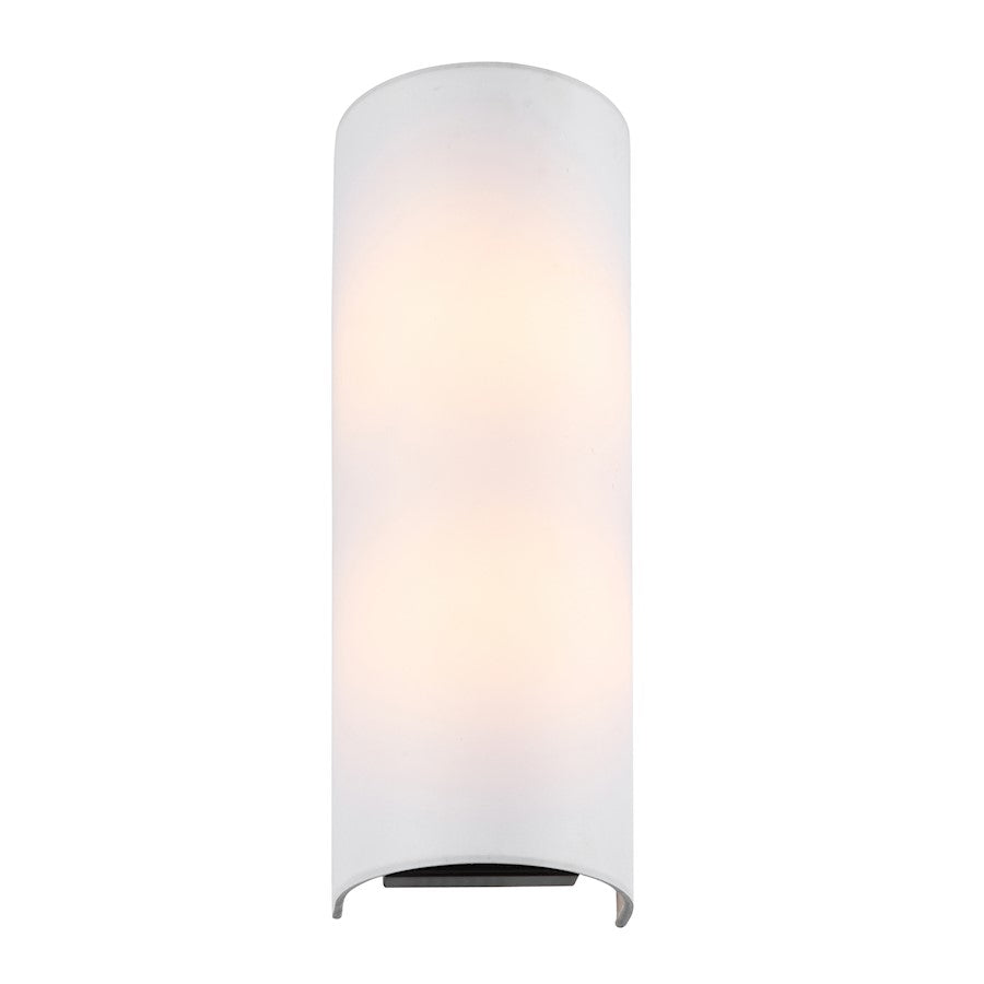 2 Light ADA Bathroom Vanity Light, Black