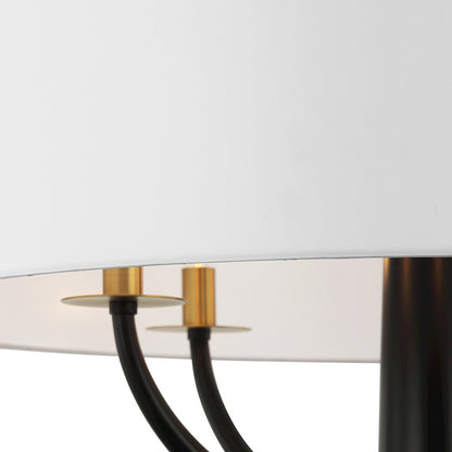 5 Light Pendant, Black