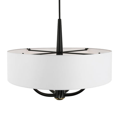 5 Light Pendant, Black