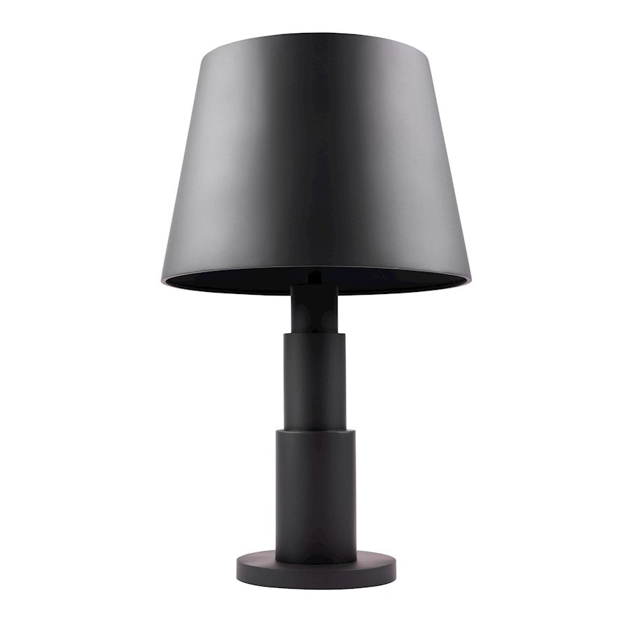 Giustino Table Lamp, Matte Black/Matte Black