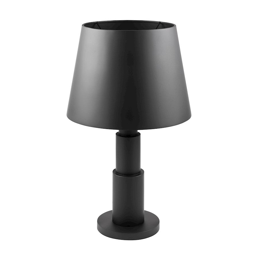 Giustino Table Lamp, Matte Black/Matte Black