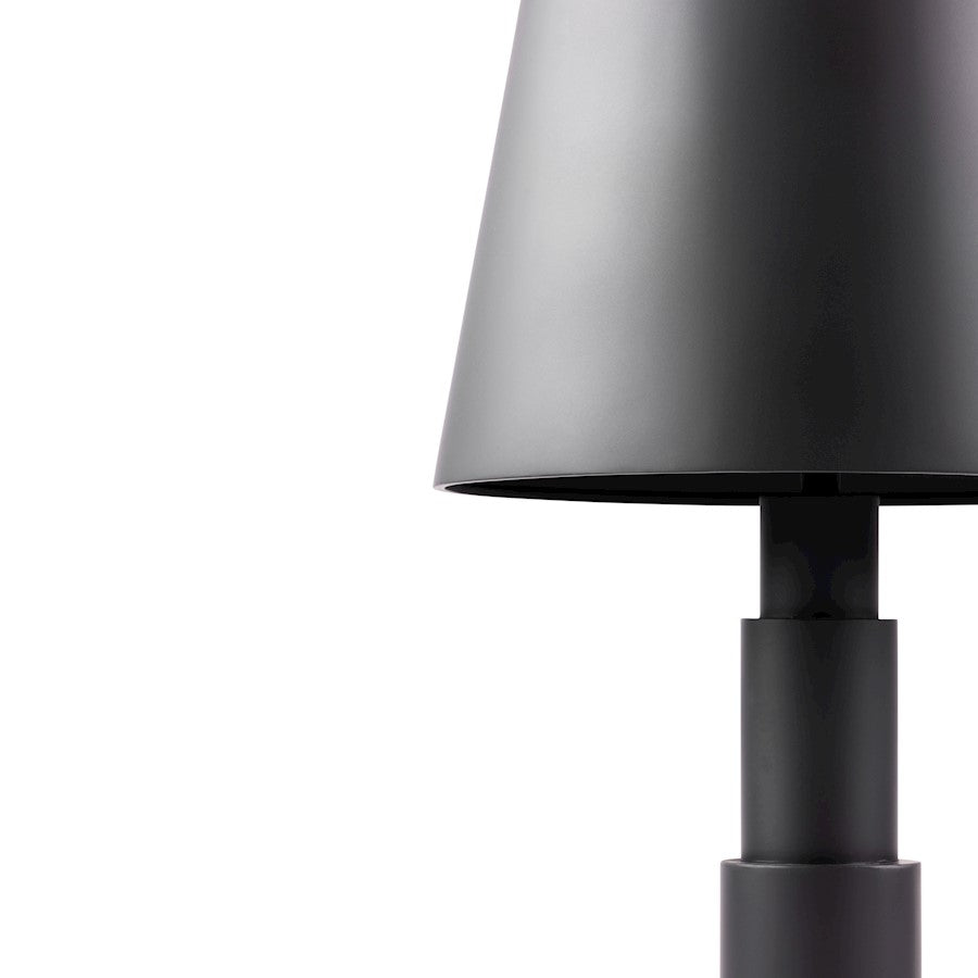 Giustino Table Lamp, Matte Black/Matte Black