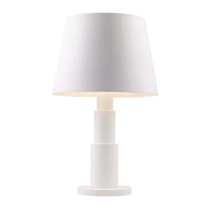 Giustino Table Lamp, Matte White/Matte White