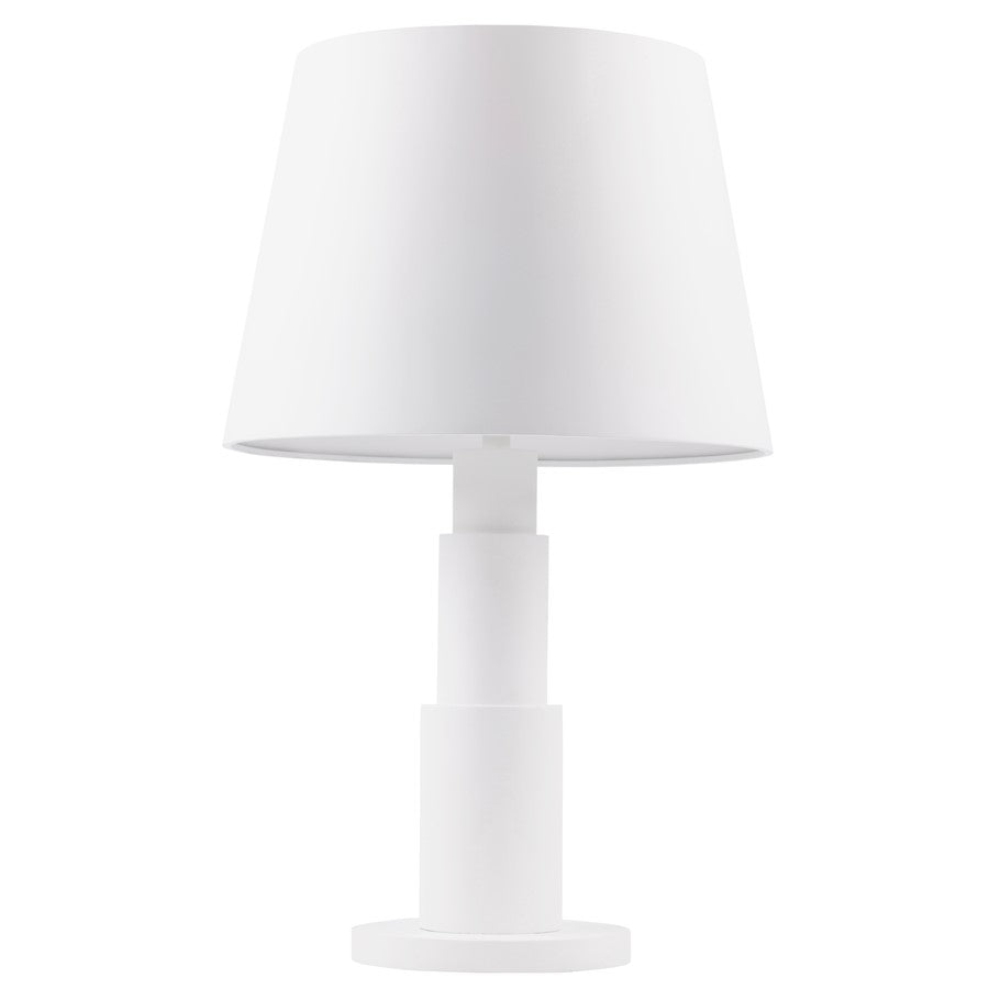 Giustino Table Lamp, Matte White/Matte White