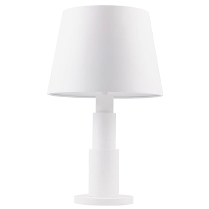 Giustino Table Lamp, Matte White/Matte White