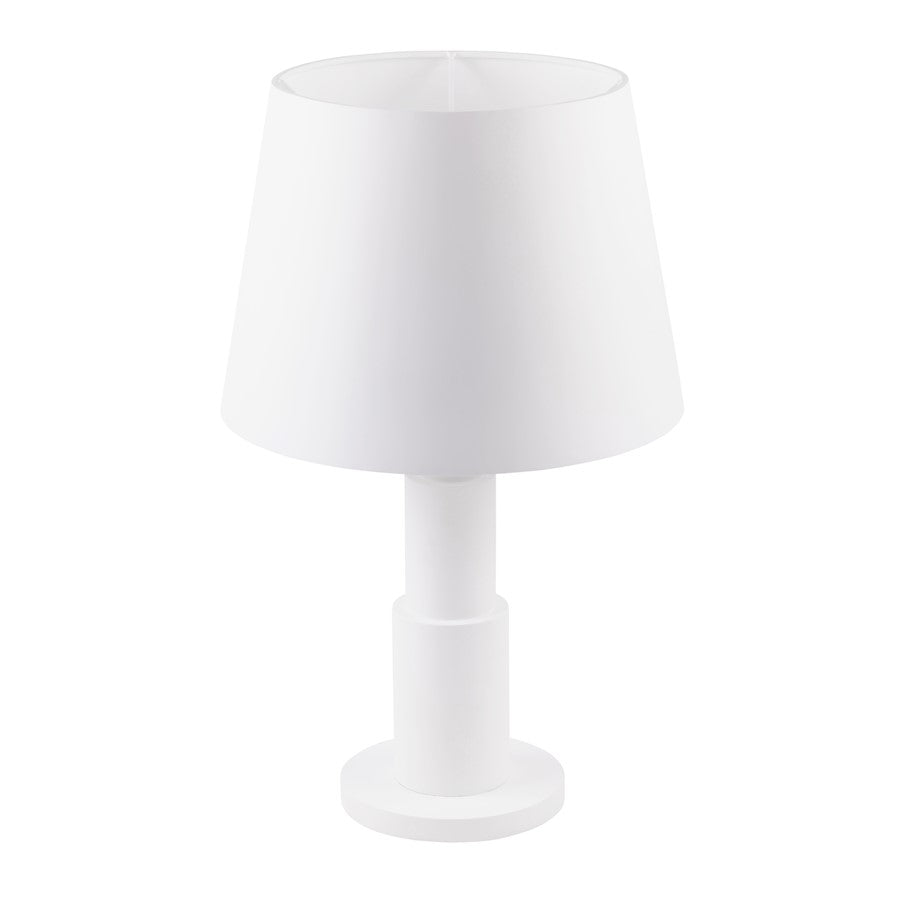 Giustino Table Lamp, Matte White/Matte White