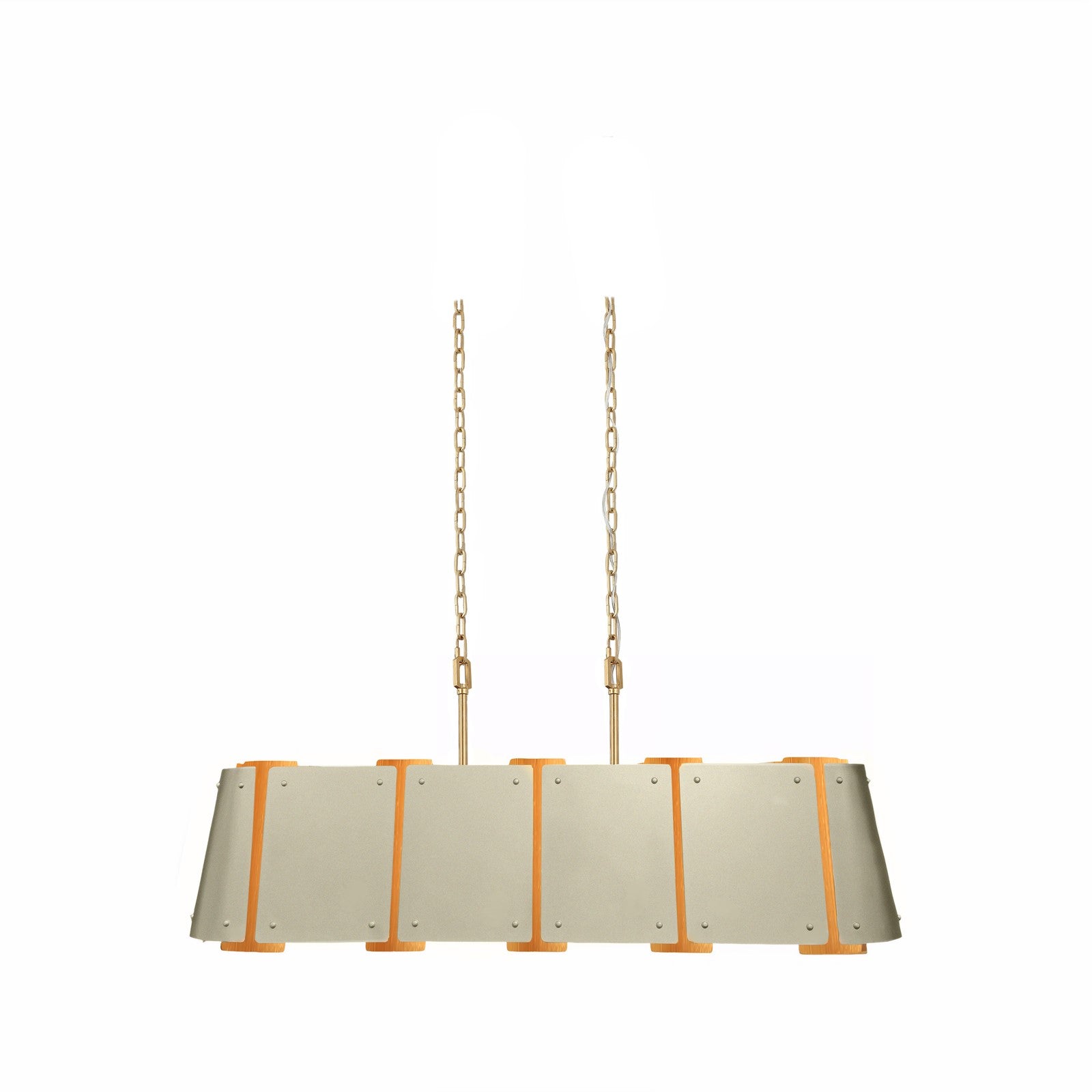 Varaluz Peep Show 6Lt Pendant, Sunwashed Silver/Brushed Sienna/Gold