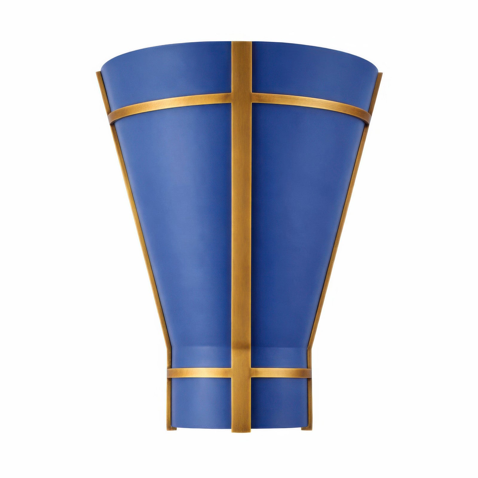 Varaluz Brasserie 1Lt Wall Sconce, French Blue/Heritage Bronze