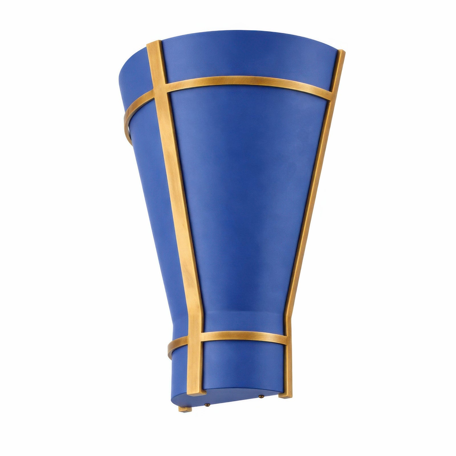 Varaluz Brasserie 1Lt Wall Sconce, French Blue/Heritage Bronze
