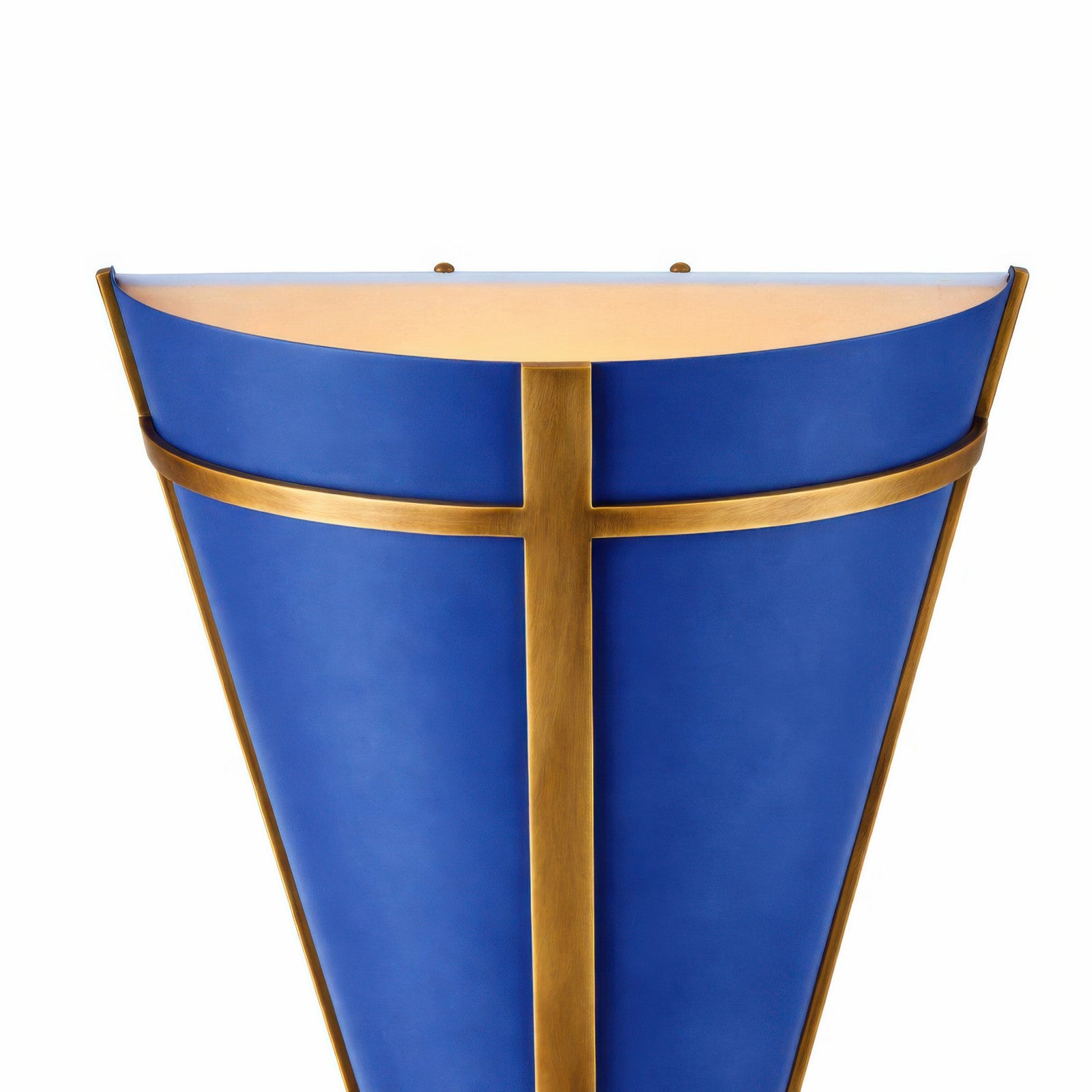 Varaluz Brasserie 1Lt Wall Sconce, French Blue/Heritage Bronze