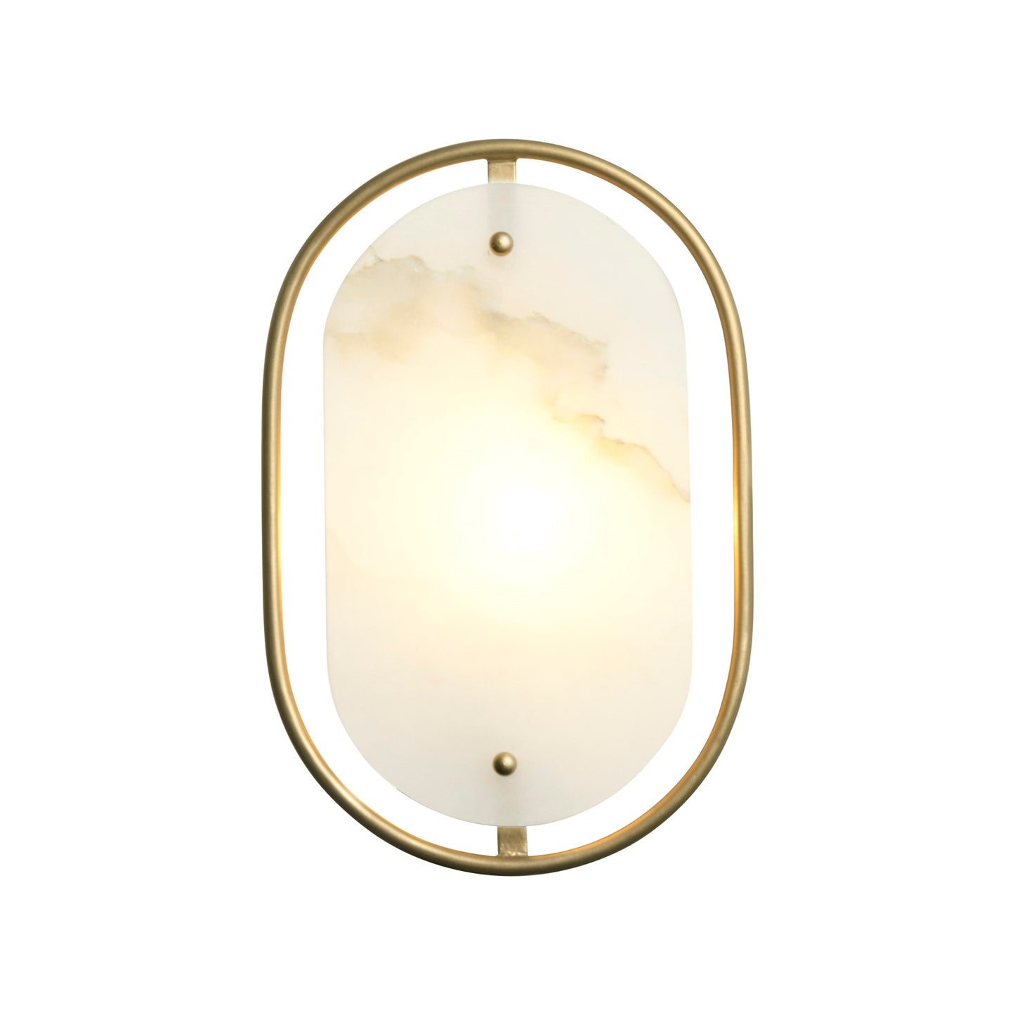 Varaluz Panelist 1 Light Wall Sconce, Brass Kisser/White