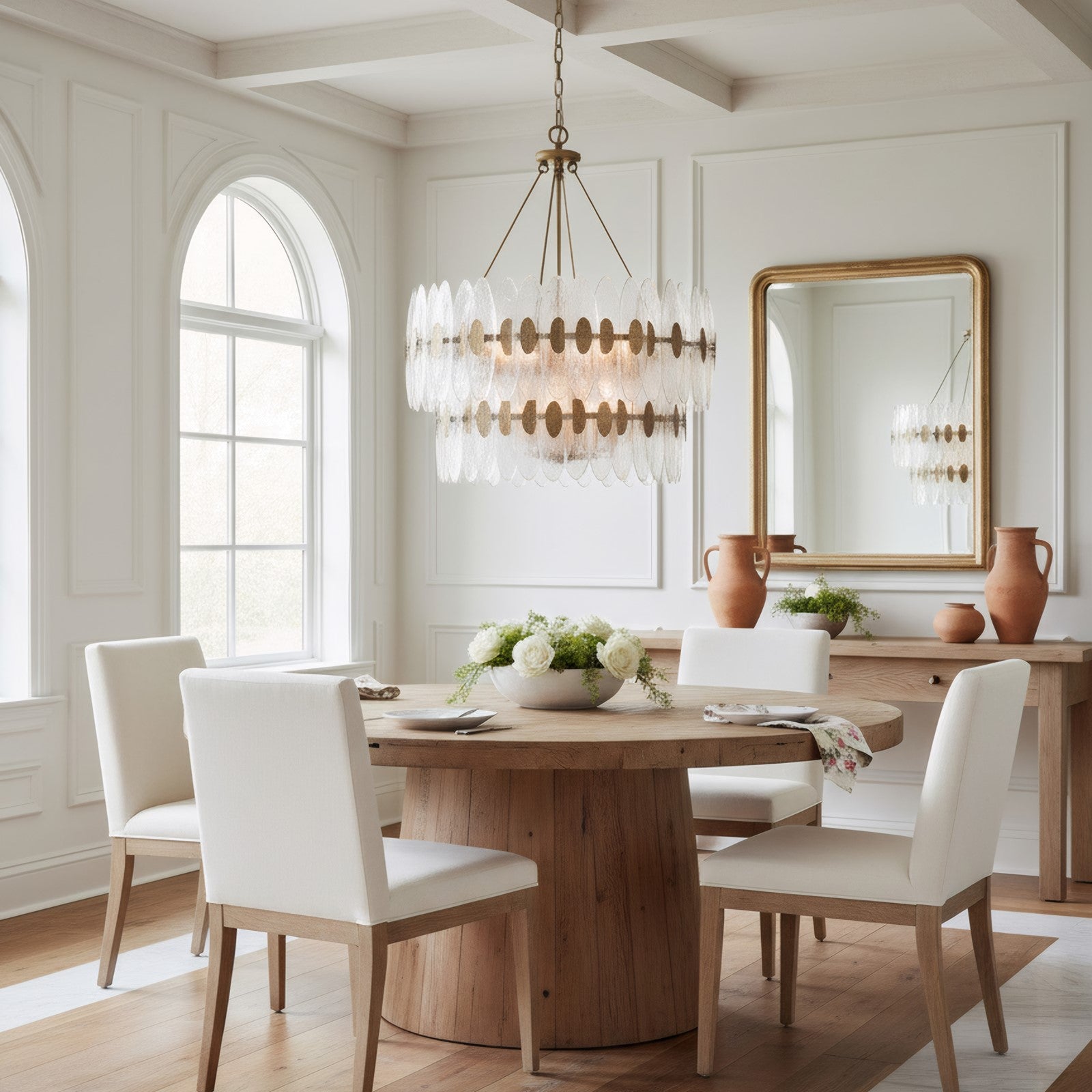 Varaluz Aurora 14 Light Pendant, Havana Gold/Clear