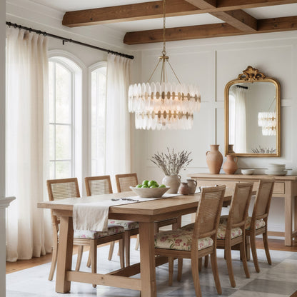 Varaluz Aurora 14 Light Pendant, Havana Gold/Clear
