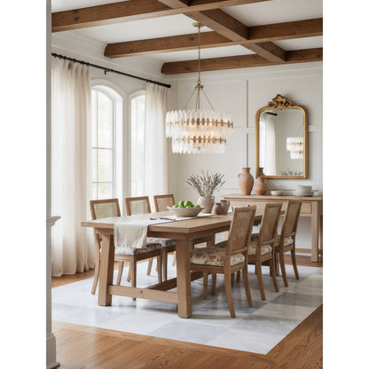 Varaluz Aurora 14 Light Pendant, Havana Gold/Clear