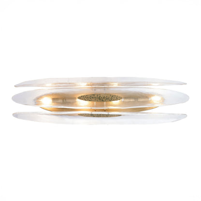 Varaluz Aurora 4 Light Wall Sconce, Havana Gold/Clear