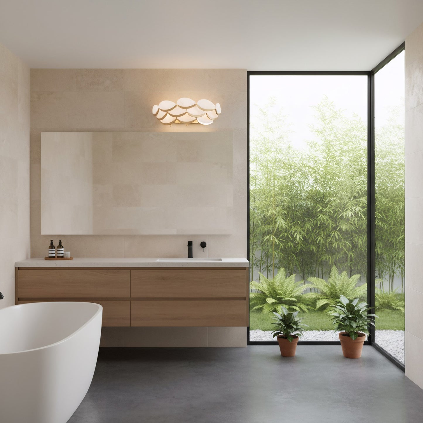 Varaluz High Tide 3 Light Bath/Vanity, French Gold/White