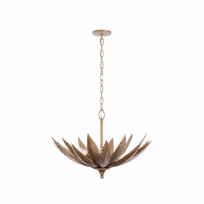 Varaluz Zanara 3 Light Pendant, Brass Kisser/Gold