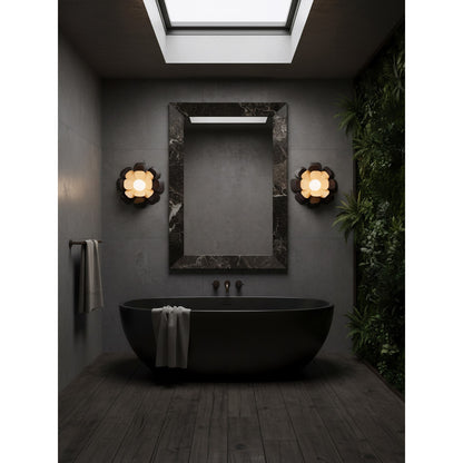 Varaluz Botanic Panic 1Lt Flush-Mount, Dark Bronze/French Gold