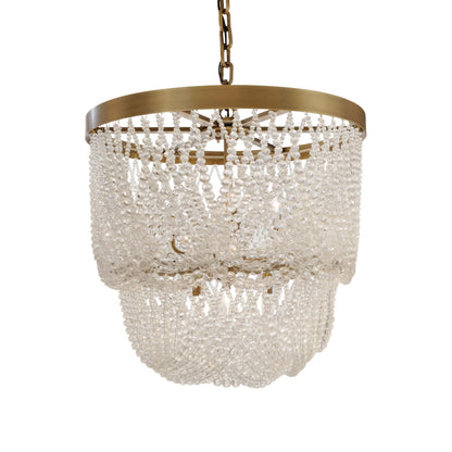Varaluz Solaire 6 Light Pendant, Antique Bronze/Clear