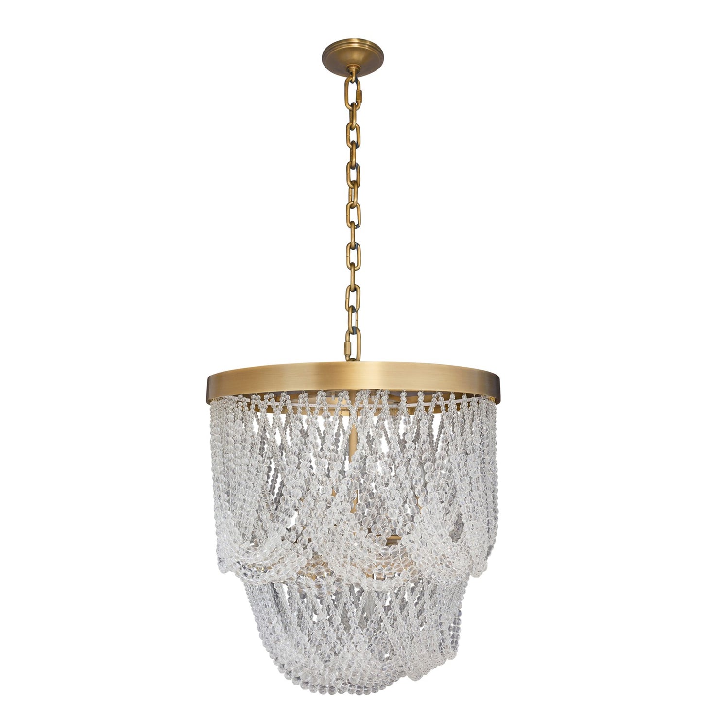 Varaluz Solaire 6 Light Pendant, Antique Bronze/Clear