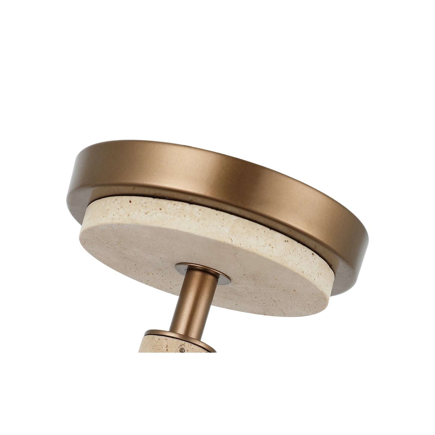 Varaluz Rockford 3 Light Semi-Flush, Brontourage/Travertine/Bone