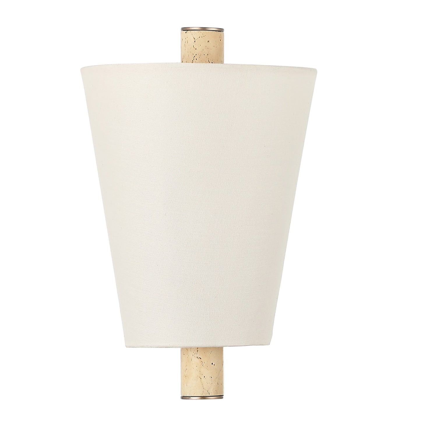 Varaluz Rockford 1 Light Wall Sconce, Brontourage/Travertine/Bone