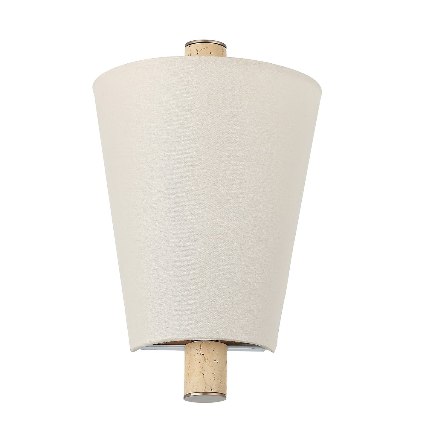Varaluz Rockford 1 Light Wall Sconce, Brontourage/Travertine/Bone