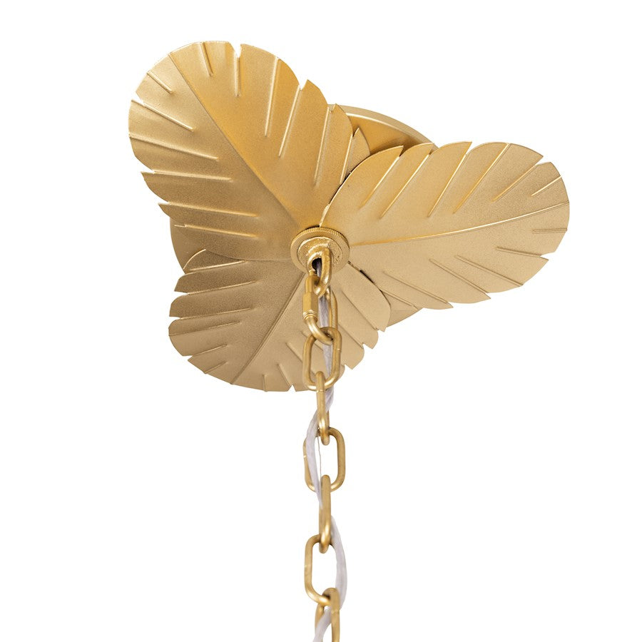 12-Light Chandelier, Gold