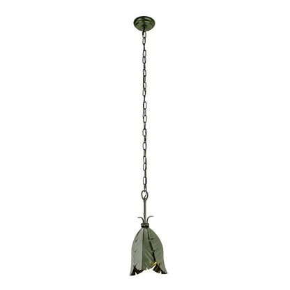 1 Light Mini Pendant, Banana Leaf