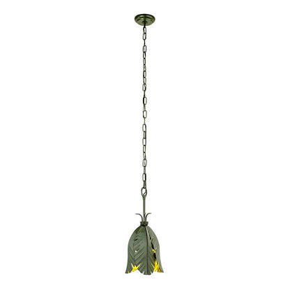1 Light Mini Pendant, Banana Leaf