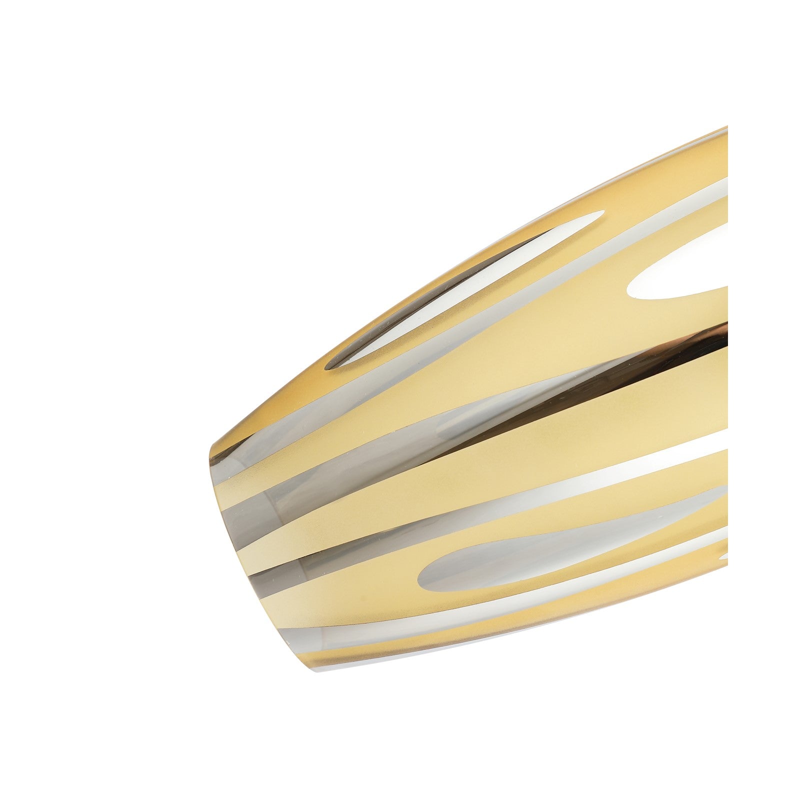 Varaluz Chroman Empire 1 Light Pendant, Satin Gold/Satin Gold