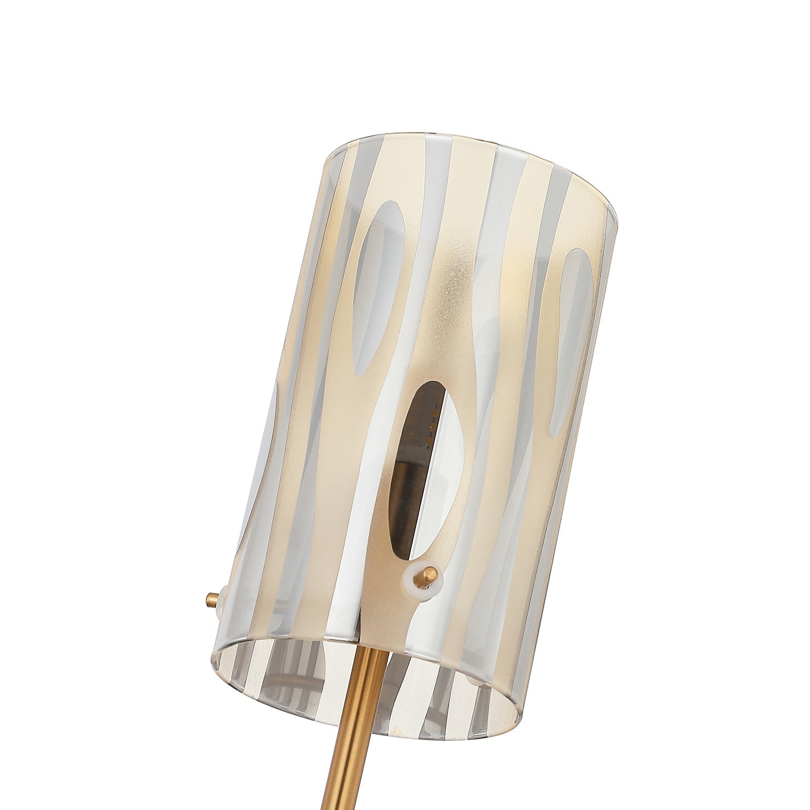 Varaluz Chroman Empire 1 Light Wall Sconce, Satin Gold/Satin Gold