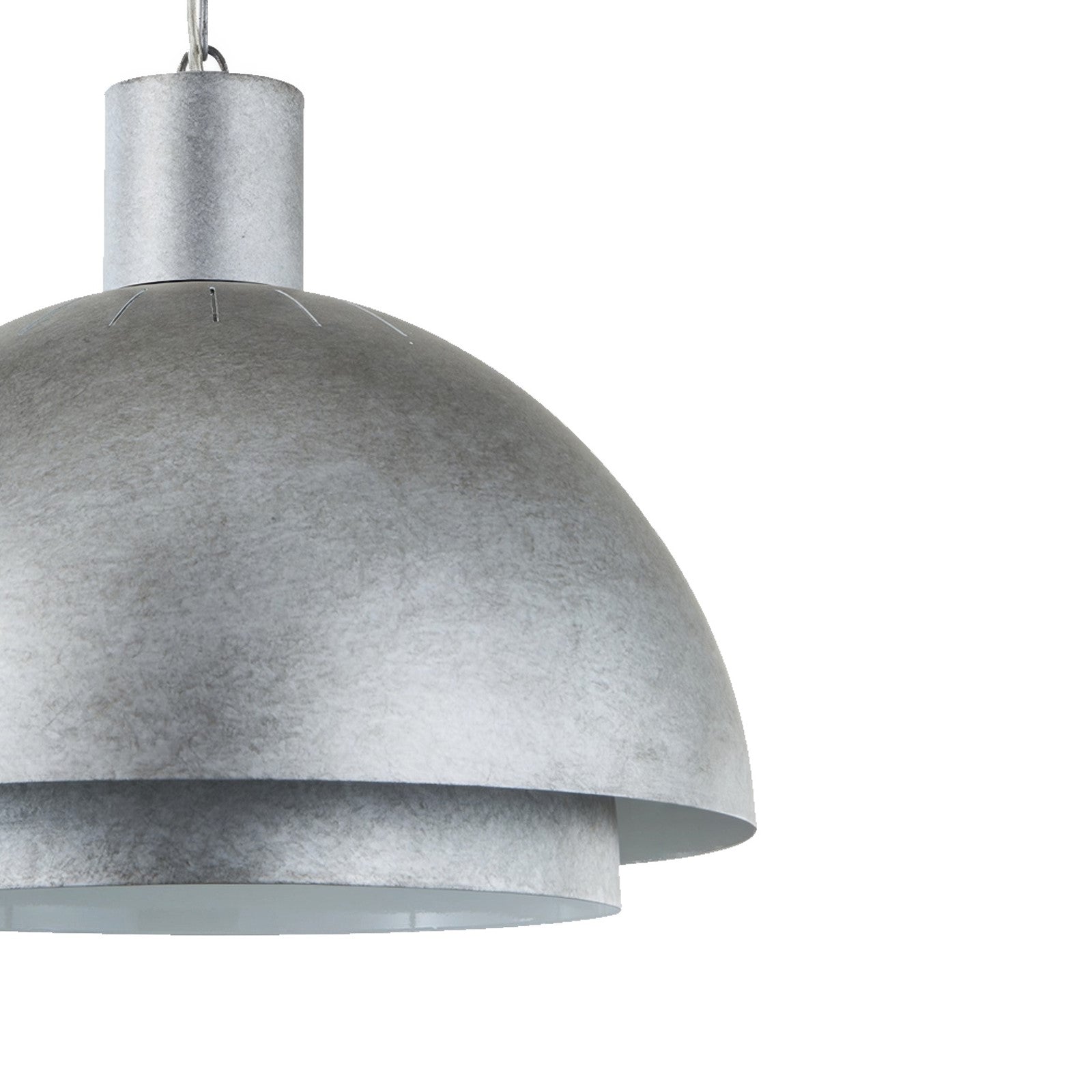 Varaluz Birchton 1Lt Pendant, Weathered Galvanized/Galvanized