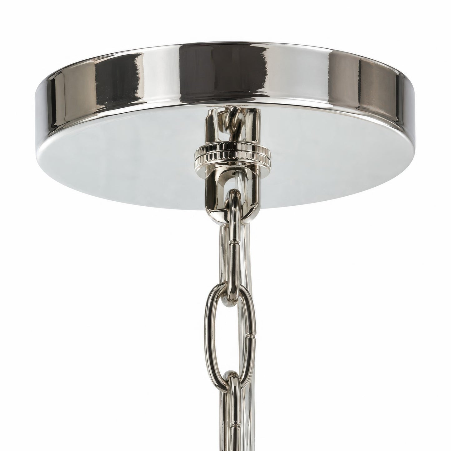 Varaluz Coventry 1Lt Pendant, Polished Nickel, Aged Iron/White